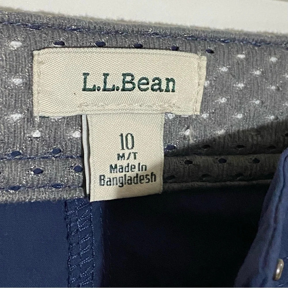 LL Bean Women's Blue OutdoorSy Gorpcore Hiking Training Trail lightweight Pants - Picture 4 of 12